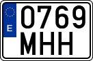 License plates of Spain, Ordinary (2000)