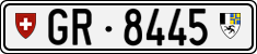 License plate of Switzerland, Cars