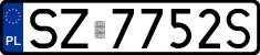 License plates of Poland, Regular car plates