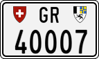 License plate of Switzerland, Cars