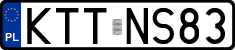 License plates of Poland, Regular car plates