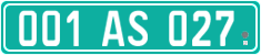 License plate of Georgia, Diplomatic