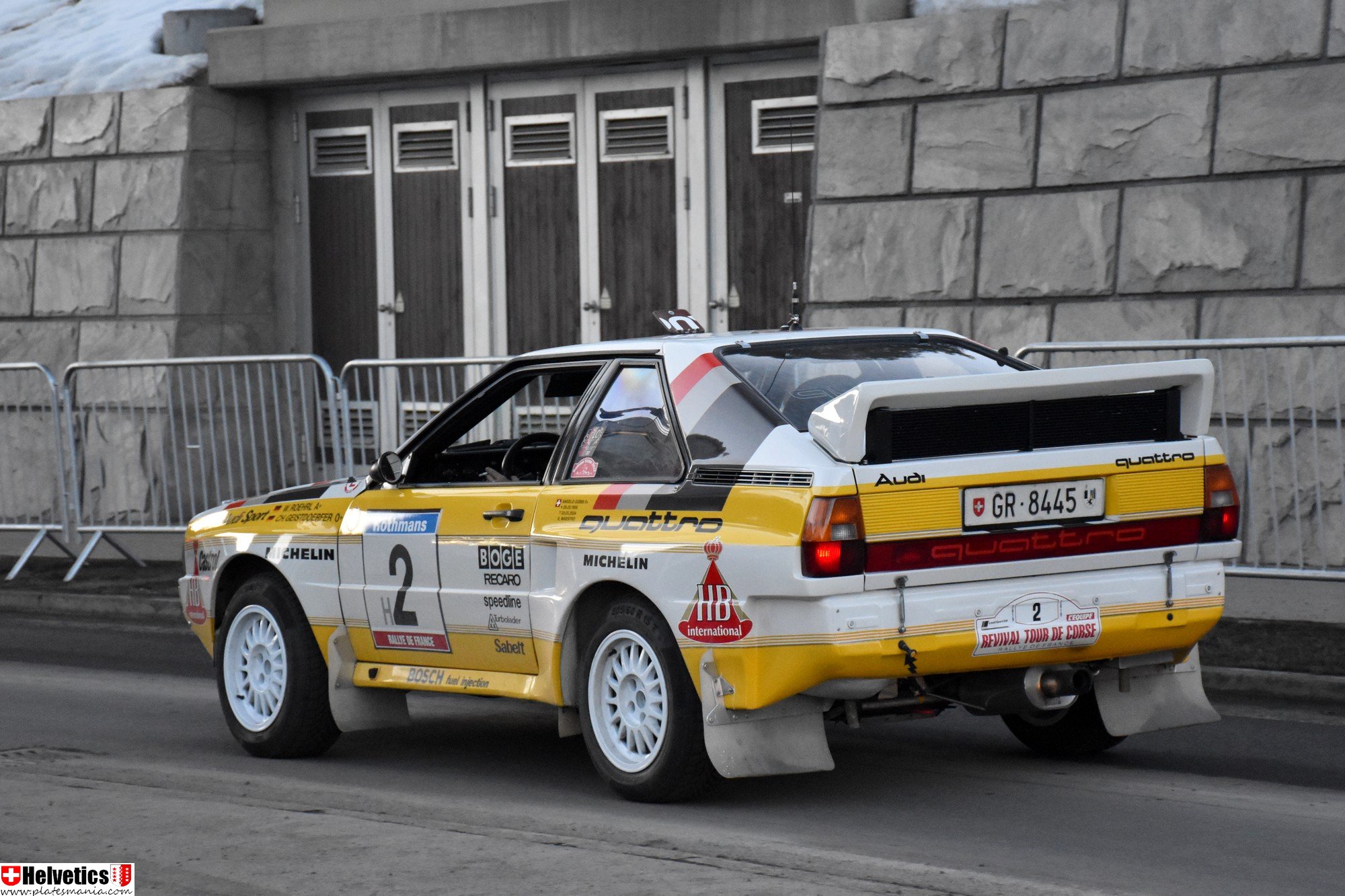 GR 8445, Audi Quattro 1st gen (B2/85), 1980–1991