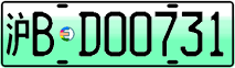 License plate of China, Electric vehicles