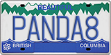 British Columbia, Vanity Plates