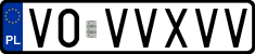 License plates of Poland, Vanity Plates