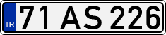 License plate of Turkey, Regular plates