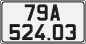 License plate of Vietnam, Cars
