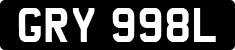 License plate of the United Kingdom, 1963 year system