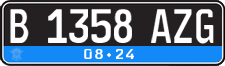 License plate of Indonesia, Regular plates