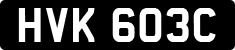 License plate of the United Kingdom, 1963 year system