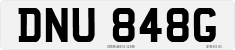 License plate of the United Kingdom, 1963 year system