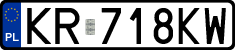 License plates of Poland, Regular car plates