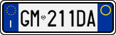 License plate of Italy, Cars (1994 year series)