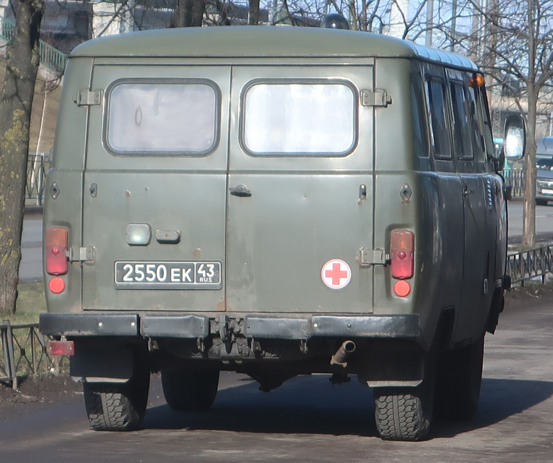 2550 ек 43, UAZ 452 452А/3962/3741 Glassed Van, 1965–