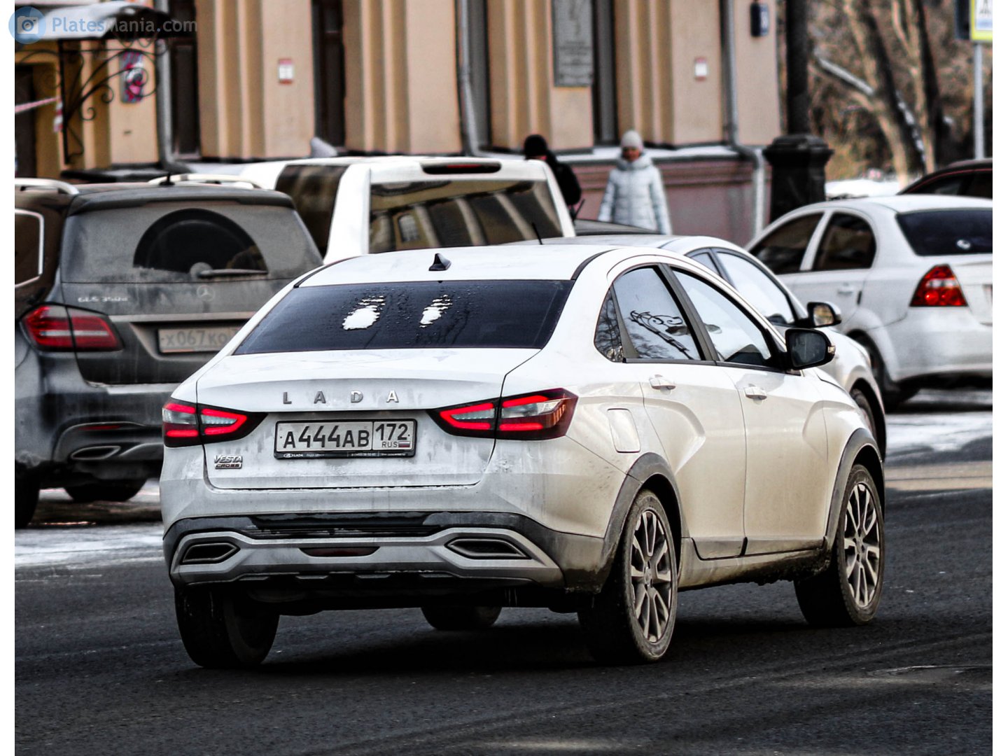 а 444 ав 172, Lada (VAZ) Vesta 1st gen Cross Sedan (GFL), facelift, 2022–