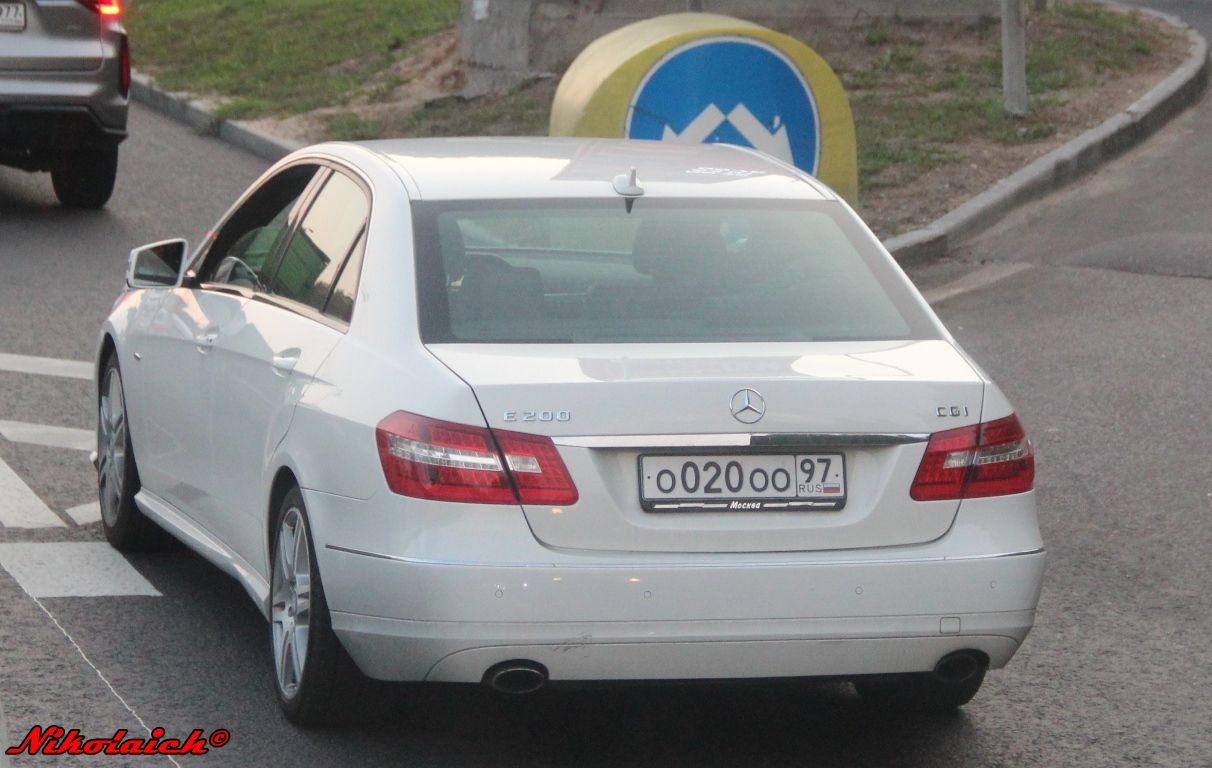 о 020 оо 97, Mercedes-Benz E-Klasse 4th gen Sedan (W212), 2009­–2013