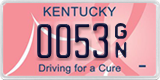 Kentucky, Specialty plates (1234 A/B)