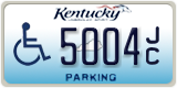 Kentucky, Vehicles for disabled persons (1234 A/B)