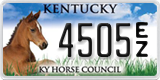 Kentucky, Specialty plates (1234 A/B)