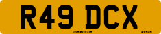 License plate of the United Kingdom, 1983 year system