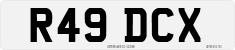 License plate of the United Kingdom, 1983 year system