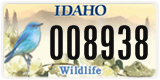Idaho, Specialty plates