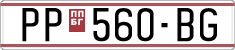 License plate of North Macedonia, Regular plates (1993)