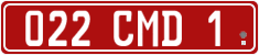 License plate of Georgia, Diplomatic