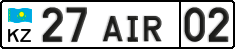 License plate Kazakhstan, Trailers (2012)