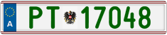 License plate of Austria, Official services and consulates