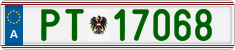 License plate of Austria, Official services and consulates