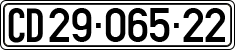 License plate of Israel, Diplomatic