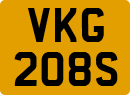 License plate of the United Kingdom, 1963 year system