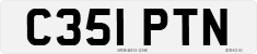 License plate of the United Kingdom, 1983 year system