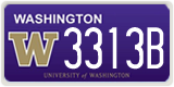 Washington, Specialty plates (1234A)