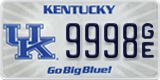 Kentucky, Specialty plates (1234 A/B)