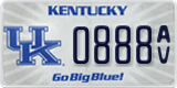 Kentucky, Specialty plates (1234 A/B)