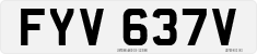 License plate of the United Kingdom, 1963 year system
