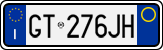 License plate of Italy, Cars (1994 year series)