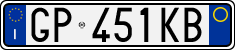 License plate of Italy, Cars (1994 year series)