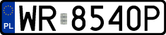 License plates of Poland, Regular car plates