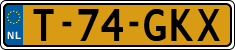License plate of the Netherlands, Agricultural vehicles