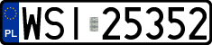 License plates of Poland, Regular car plates