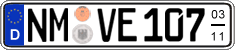 German license plate, Seasonal plates