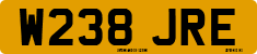 License plate of the United Kingdom, 1983 year system