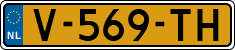 License plate of the Netherlands, Light Commercial Vehicles (1994 system)