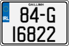 License plate of Ireland, Regular plates