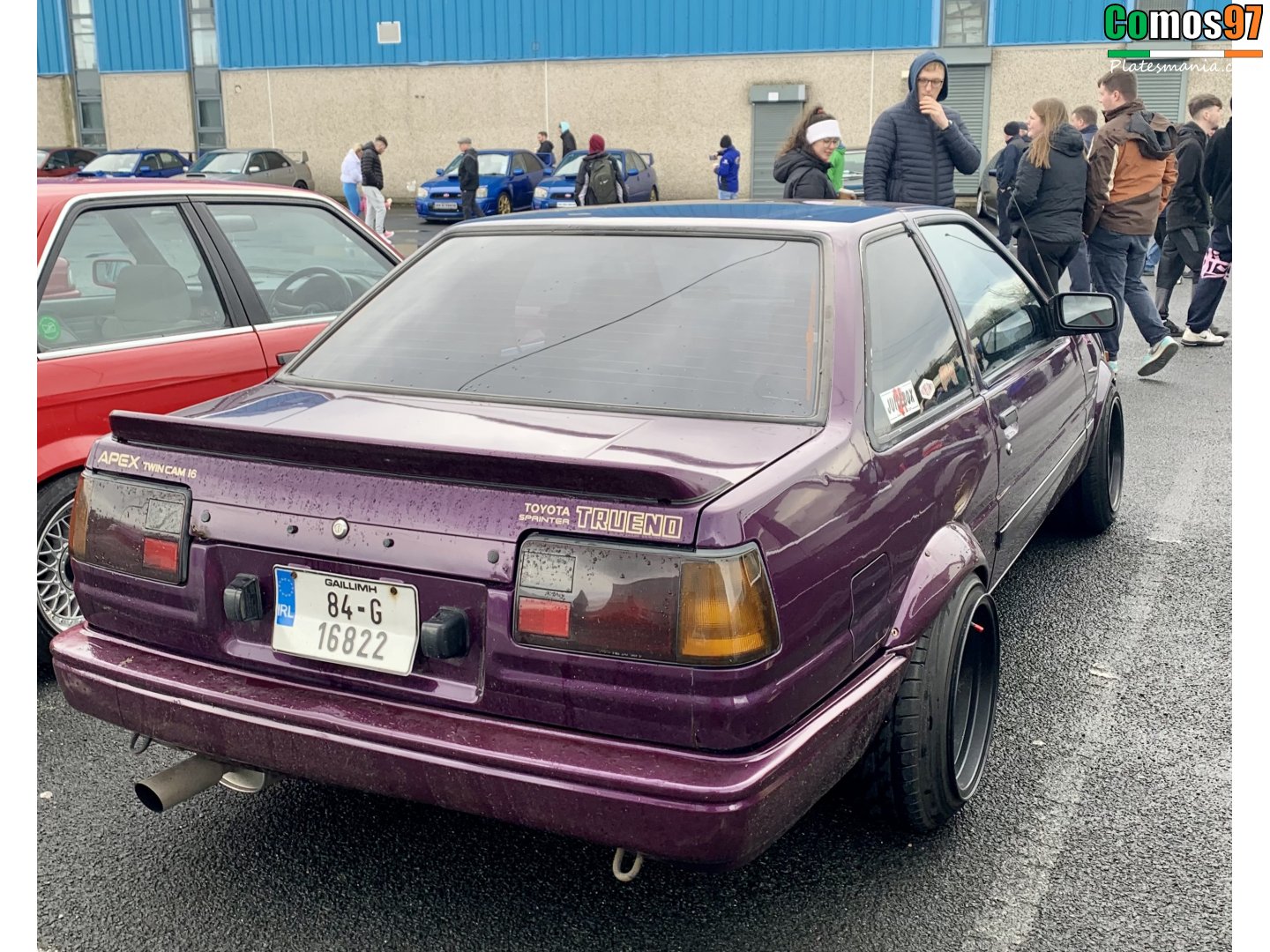 84-G-16822, Toyota Sprinter Trueno 4th gen Coupe (AE85), 1983–1987