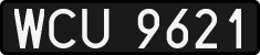 License plates of Poland, 1976 year system